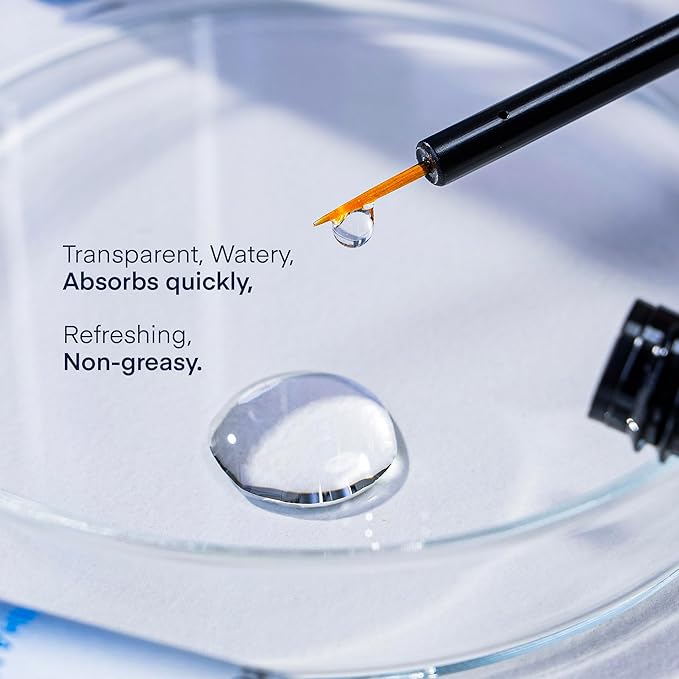 Natural Eyelash Growth Serum 2 Pack - Korean Lash Enhancer for Longer, Fuller Lashes & Thicker Eyebrows, Hypoallergenic Formula with Peptides, Biotin & Plant Extracts - Made in Korea