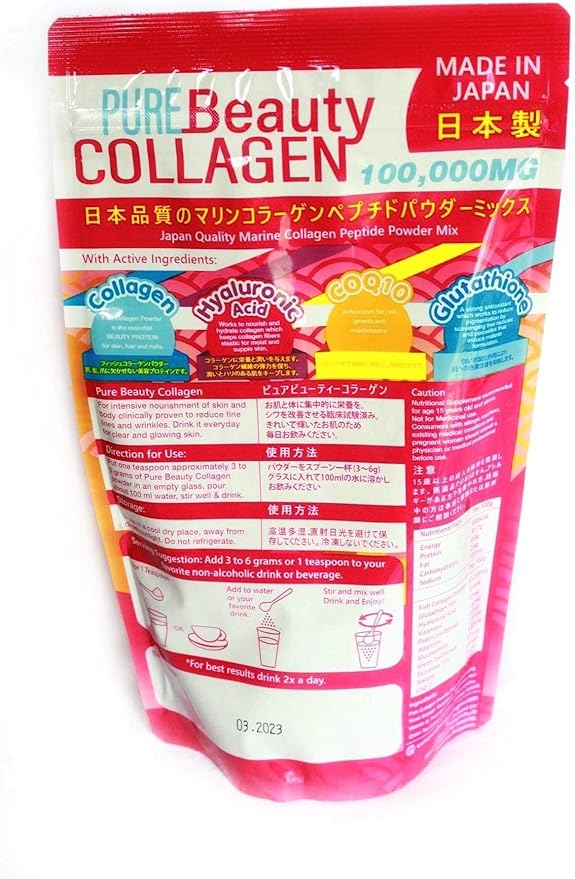 100,000mg Marine Collagen Powder Mix
