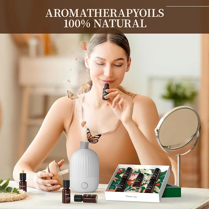 Sandalwood Essential Oil 0.34Oz - 100% Pure Natural MAX Undiluted Premium Therapeutic Grade Essential Oils for Diffuser/Skin Care/Massage/Hair/Toenails