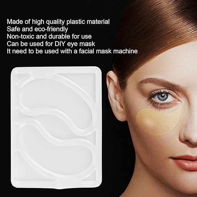Eyes Mask, 5Pcs Multifunctional Eye Mask Mask Patch Portable Eye Patch Tray DIY Facial Mask Tool for Beauty Salon