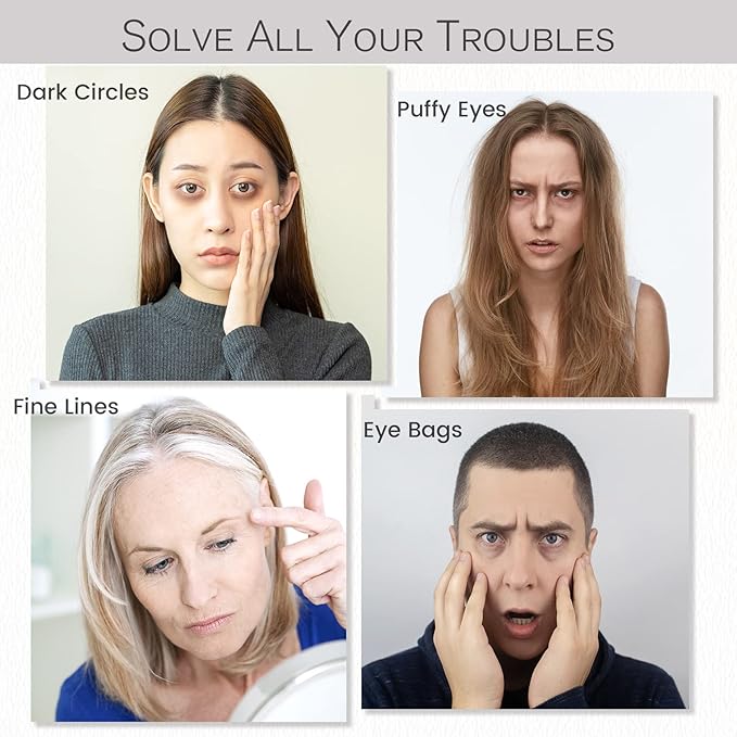 Under Eye Patches for Dark Circles and Puffiness - Under Eye Masks Anti-Aging Collagen Hyaluronic Acid, Reduce Dark Circles & Wrinkles Skincare Beauty Products for Self Care (30 Pairs) 2