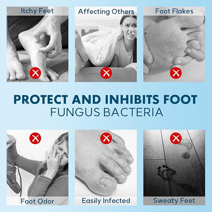 Athletes Foot Treatment, Natural Herbal Athletes Foot Spray for Most Athlete's Foot and Treat Symptoms of Molting, Blisters, Itching and Odor. (3Pcs, Fresh)