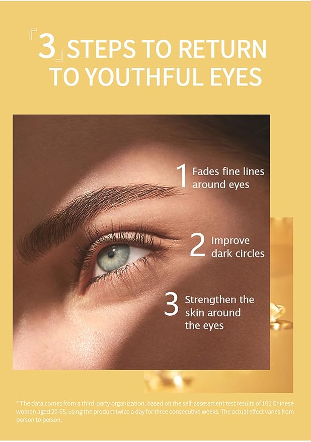 Banana Bright Eye Cream, Anti Aging Eye Cream with Squalane Dark Circle Under Eye Cream for Puffiness & Bags Moisturizing Firming & Wrinkle Repair Eye Treatment for Women & Men - 0.71 Fl Oz