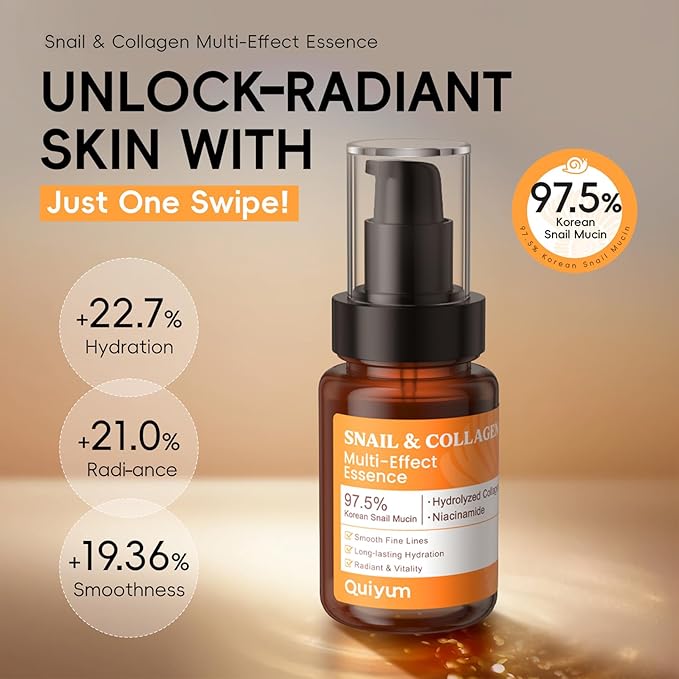 All About Snail Mucin Kit Korean Skin Care Set, Collagen Skincare Gift Set Hydrating & Lifting Skin, Snail Skin Care Products Set Cleanser, Serum, Cream, Facial Kit for Women and Men Anti-Aging 3Pcs