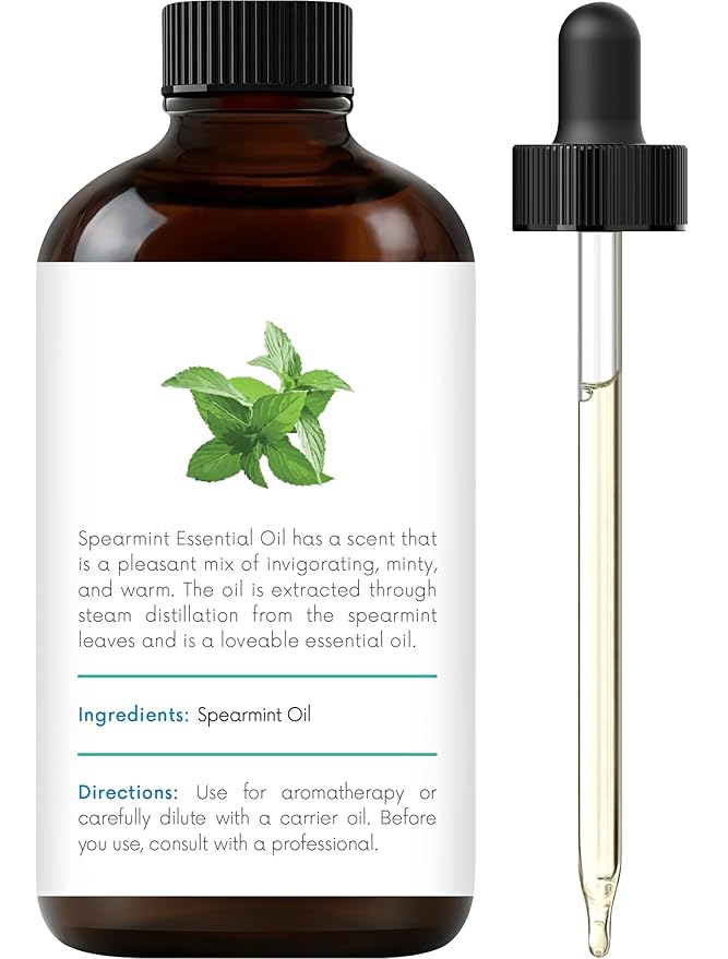 Handcraft Blends Spearmint Essential Oil - 1 Fl Oz - 100% Pure and Natural - Premium Grade Essential Oil for Diffuser and Aromatherapy