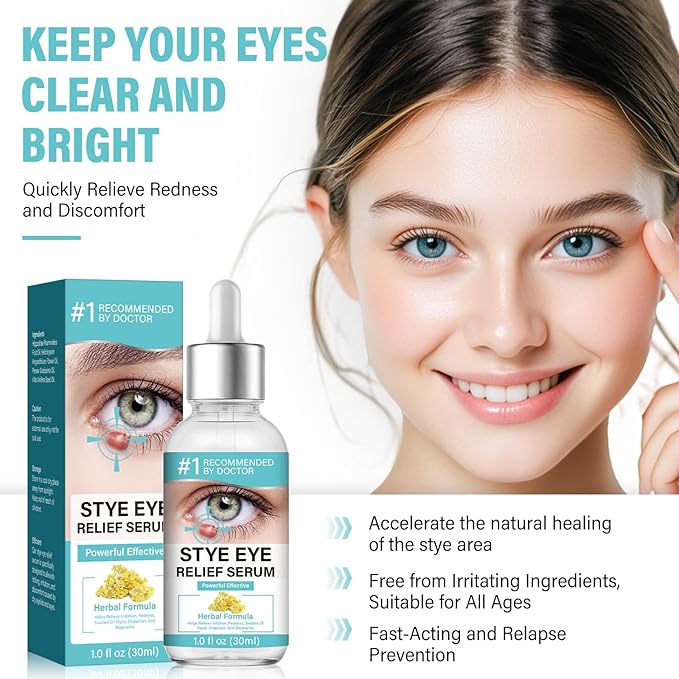 Stye Eye Treatment, Effective Stye Eye Relief Drop, for S_tyes Blepharitis and Chalazion Treatment, Regain Healthier Ey_e Skin