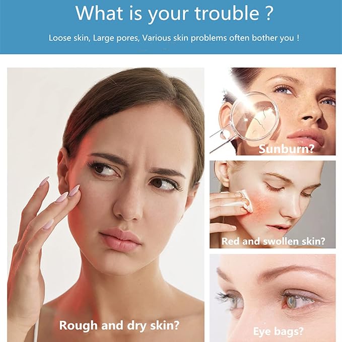 Ice Roller For Eye & Face,Beauty tools,Eye & Facial Roller,Remove Puffiness and Fine Lines, Shrink Pores,Reduce Acne and Lubricate the Skin. (Pink)