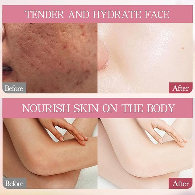 Strawberry Cake Body Oil Scented - Body Oils for Women After Shower - Massage Bath Oil for Dry Skin, Hydrating Nourishing, Tender Smooth, Pleasant Fragrance (100ml)