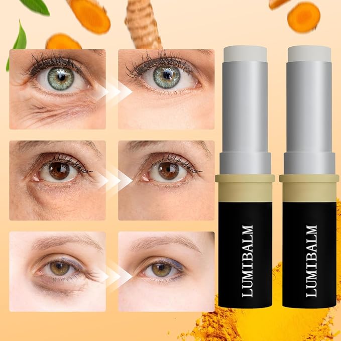 2Pcs Retinol Eye Cream Stick, Eye Serum Stick, Eye Cream Stick, Reduce Fine Lines (B)