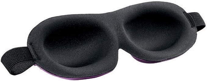 Bucky Ultralight Comfortable Contoured Travel and Sleep Eye Mask, Strawberry Eyelash, One Size