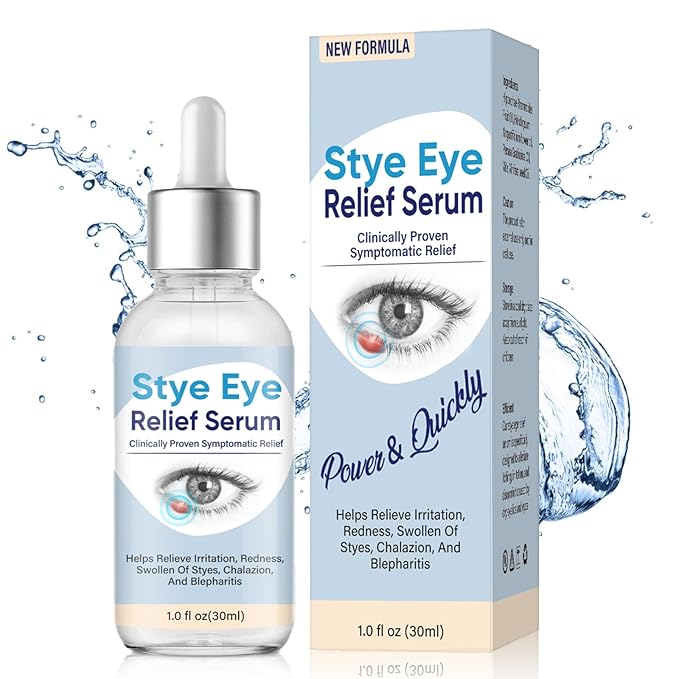 Stye Eye Treatment, Natural Stye Treatment Serum for Styes Chalazion and Blepharitis, Mild & Fast Relief