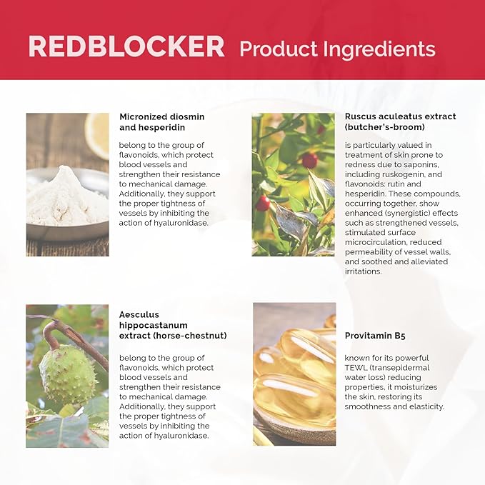 Local Application Serum - Point Dilated Capillaries Spider Veins - for Sensitive and Couperose Skin with Active Ingredients - 30ml