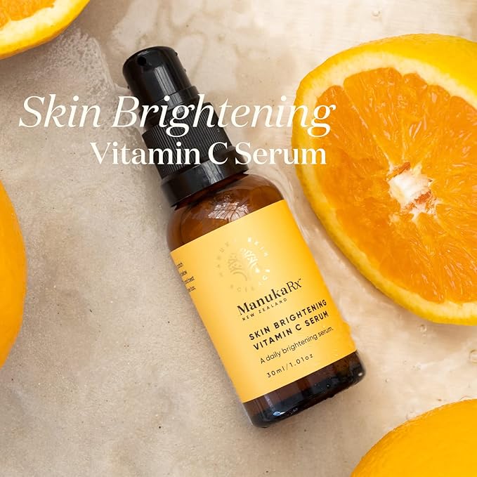 ManukaRx Vitamin C Serum for Face | Anti Aging Face & Eye Serum with Vitamin C | Skin Brightening Serum for Dark Spots | Even Skin Tone | Eye Area | Fine Lines & Wrinkles | 30 ml