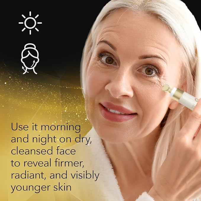 Cicatricure Gold Lift Dual Contour Eye and Lip Wrinkle Cream, Anti Aging Skin Care to Reduce Dark Circles, Puffiness & Expression Lines, 0.5 Ounce (Pack of 3)