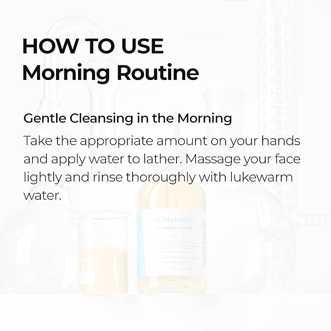 TX Tranexamic Acid Ampoule Cleanser 100ml / 5.07fl oz, Moisturizing, Cleansing for Sensitive Skin