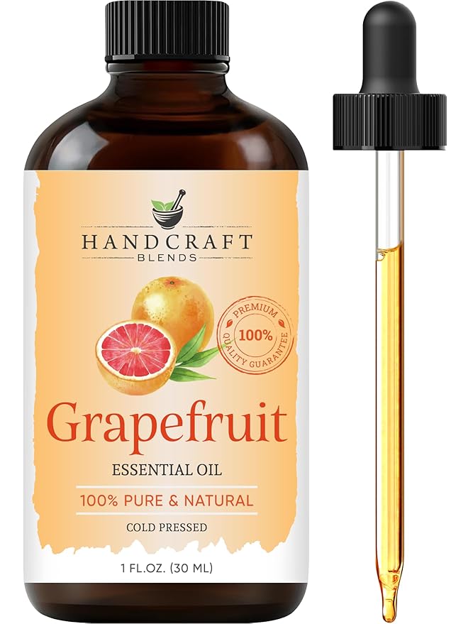 Handcraft Blends Grapefruit Essential Oil - 1 Fl Oz - 100% Pure and Natural - Premium Grade Essential Oil for Diffuser and Aromatherapy