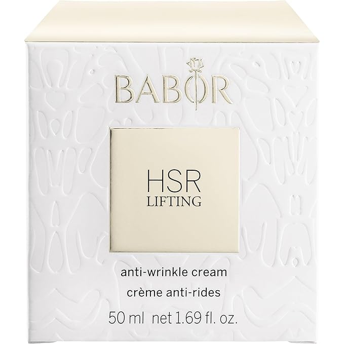 BABOR HSR Lifting Anti Wrinkle Cream, Anti Aging Night Cream, Target Fine Lines & Wrinkles, Vitamin E Strengthens Increasing Moisture & Improving Radiance, 1.7 oz