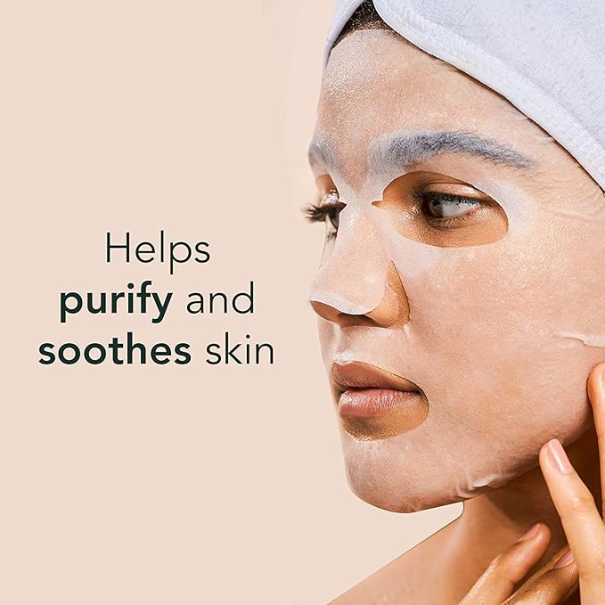 Rael Spot Care Bundle - Microcrystal Spot Cover (9 Count) & Rael Bamboo Facial Sheet Mask (Tea Tree, 5 Count)