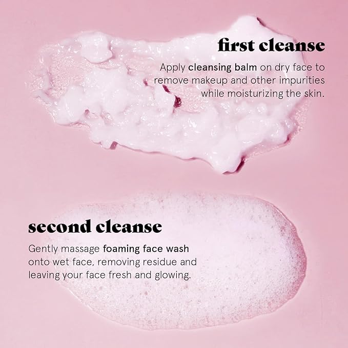 grace & stella Award Winning Foaming Facial Cleanser (60ml) - Sensitive Skin Face Wash - Vegan Foaming Cleanser - Limpiador - Hydrating - Face Wash Sensitive Skin - For Dry Skin