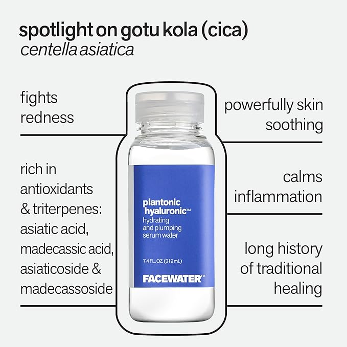 Facewater Plantonic Hyaluronic Hydrating and Plumping Serum Water