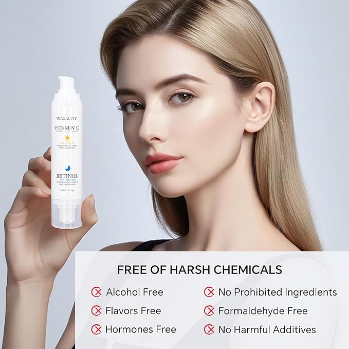 Under Eye Cream Dark Circles, Under Eye Skin Treatment Cream Reduces Puffiness, Fine Lines, Wrinkles and Eye Bags, Day & Night Brightening, Moisturizing & Firming Eye Serum with Vitamin C & Retinol