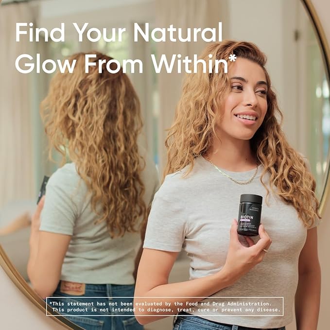 Sports Research® Biotin 10,000mcg with Organic Coconut Oil - Biotin (Vitamin B7) for Healthy Skin and Hair Support* - for Women and Men - Vegan, Non-GMO, Gluten & Soy-Free - 120 Veggie Softgels