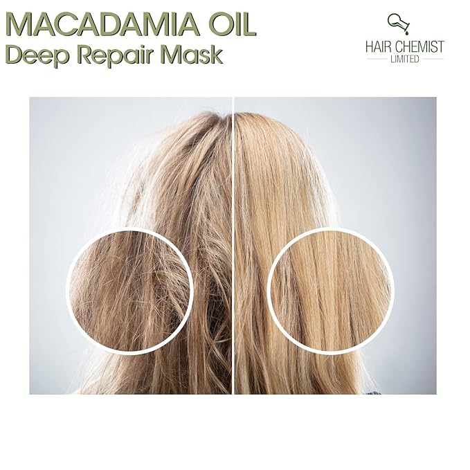 Hair Chemist Macadamia Oil Deep Repair Masque Net Wt. 8 oz