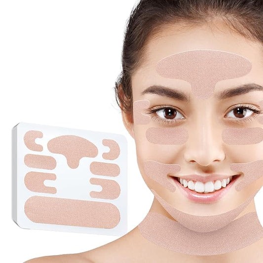 Anti Wrinkle Patches 160 PCS Face Lift Tape, Anti aging Face Tape for Neck, Smile Line, Eye, Forehead, Sensitive Sleep Patches for Women Face Tightening