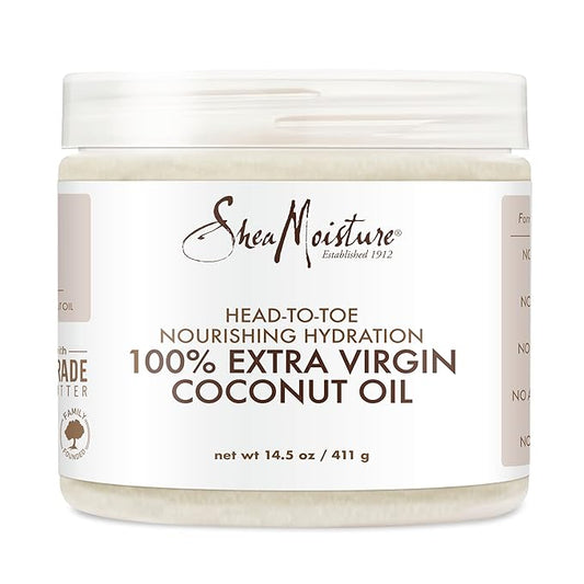 SheaMoisture for Dry Skin Nourishing Hydration 100% Extra Virgin Coconut Oil Soften and Restore Skin and Hair 14.5 oz