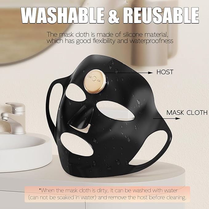 Facial Device Face Sculpting Device Skin Care Beauty Mask Face Lifting Face Care for Women Anti Aging Reduce Fine Lines Wrinkles Portable Firming Face Mask Washable & Reusable Elitzia ETKD819A