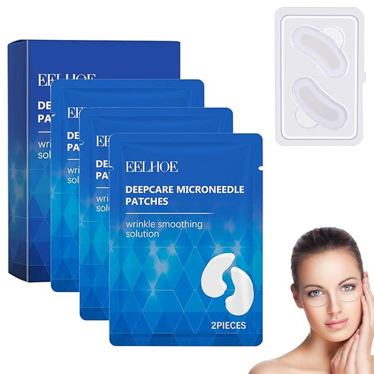Malora Microglow Eye Patches, Malora Eye Patch, Deep Moisturize Microglow Patches, for Wrinkles, Dark Circles and Puffiness Wrinkle Eye Bags