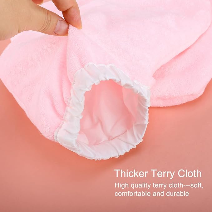 Paraffin Wax Mitts and Booties, Segbeauty Snug Elastic Opening Insulated Thick Terry Cloth Mittens for Hand and Foot, Gloves and Booties for Paraffin Warmers SPA Heated thera-py