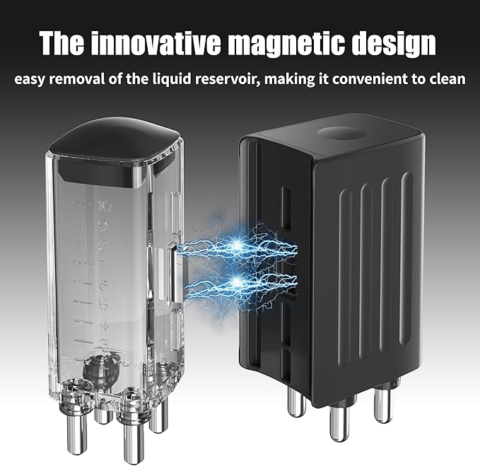 Electric Hair Oil Applicator for Scalp with Massage, Scalp Massager for Scalp Care | Hair Oiling Applicator & Oil Bottles for Healthy Hair | Electric Hair Brush for Healthy Scalp (Black)