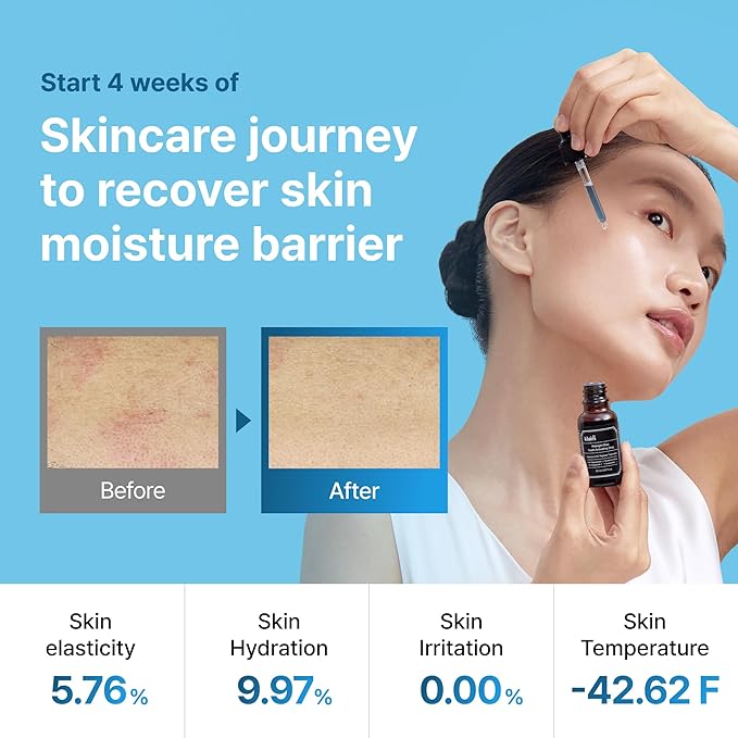 DearKlairs] Midnight Blue Barrier Kit, For oily, troubled and sensitive skin, rapidly calm and soothe sensitivity (2.78 Fl Oz (Pack of 1))