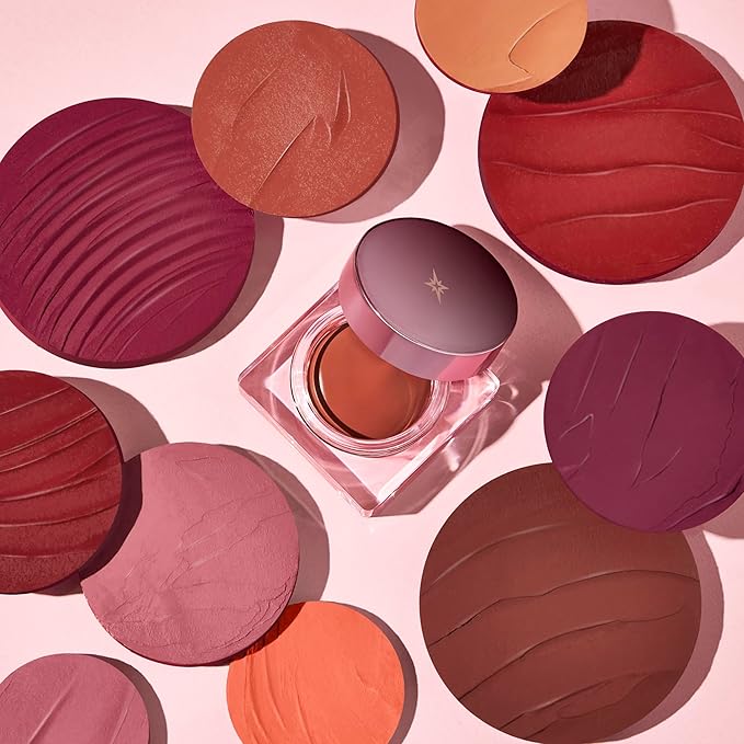 Sinful Lip N Cheek Mousse Tint - Powder Matte Blush for Cheeks and Tinted Lip Balm - 2 in 1 Weightless Formula - 004 Brick - 0.14 oz