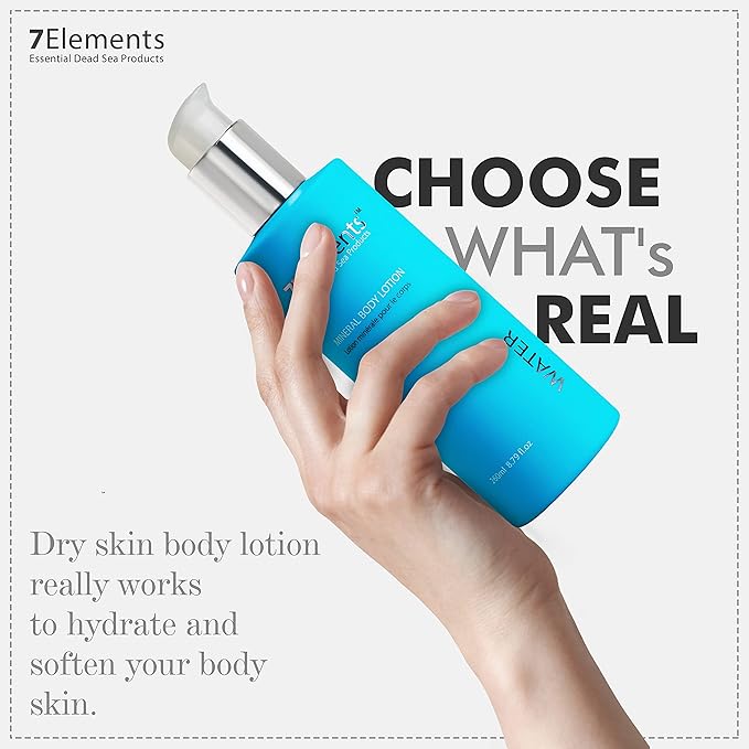 Dead Sea Daily Moisturizing Lotion for Dry Skin | Moisturizing Body Lotion & Body Moisturizer With Dead Sea Minerals | Anti-Aging Quick Absorption Into Extra Dry Skin | Skincare Body | 260fl