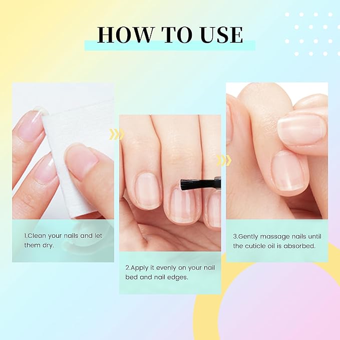 AIJIMEI 15ml/0.5fl.oz Nail Cuticle Oil for Manicure Nail Care Growth Repair Soften Cuticle Nutrient Oil