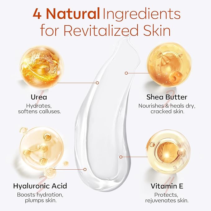 modelones Callus Remover for Feet, Callus Remover Gel Foot Scrubber for Dry, Cracked & Dead Skin, Extra Strength Pedicure Foot Spa Products, Salon Grade Callus Remover, Pedicure Tools for Feet, 8.1 Oz