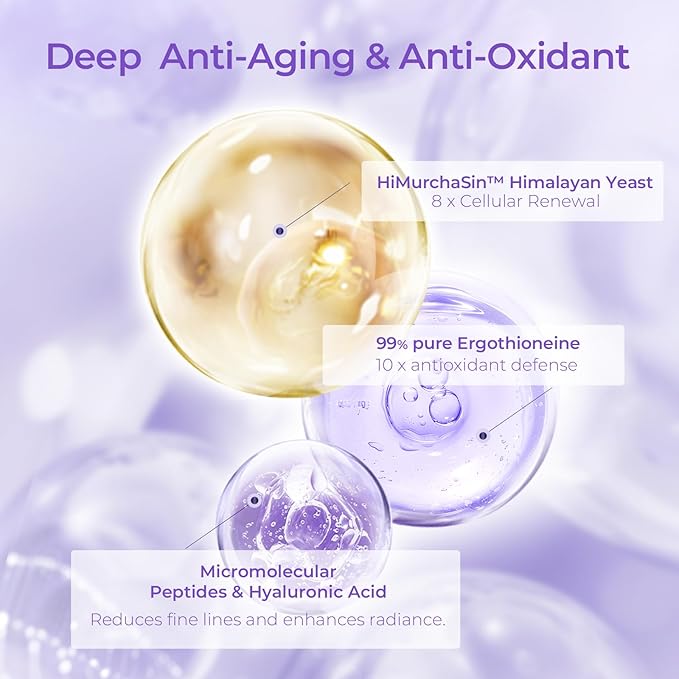 Advanced Repair Face Serum (35mL/1.18oz) - Anti Aging Hydrating Essence with Rose Extract & Hyaluronic Acid & Peptide for Renew Resurfacing, Visibly Hydrates & Plumps Skin