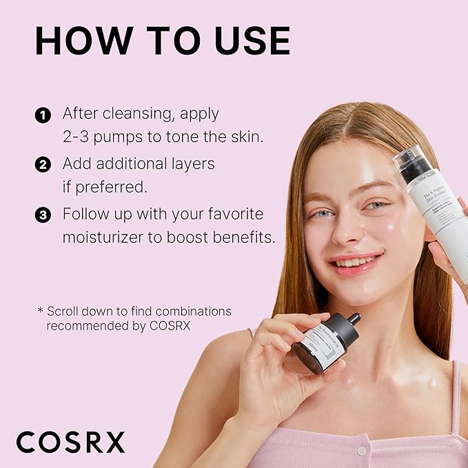 COSRX 6X Peptide Collagen Booster Toner Serum, Mothers day gifts for mom, Niacinamide & Hyaluronic Acid Facial Essence for All Skin Types, Korean Skin Care, Paraben Free, 150mL/5.07 Fl.Oz