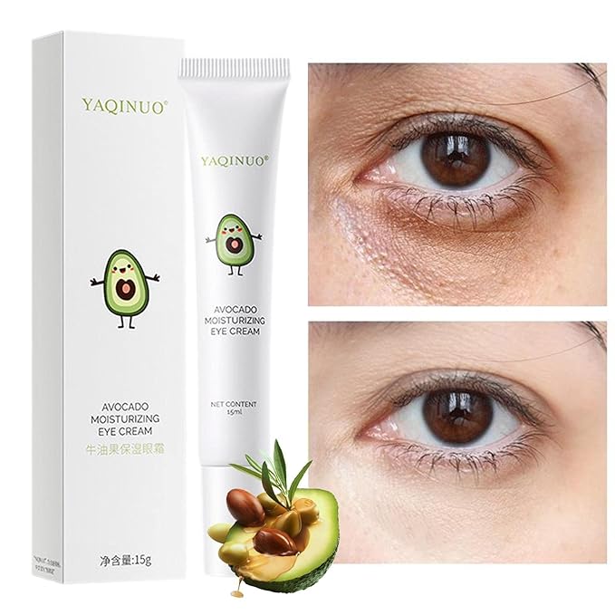 Avocado Hydrating Eye Cream Elastic Moisturizing Eye Cream Remove Pouches Dark Circles Anti-Wrinkle Diminishing Eye Lines Lifting Firming