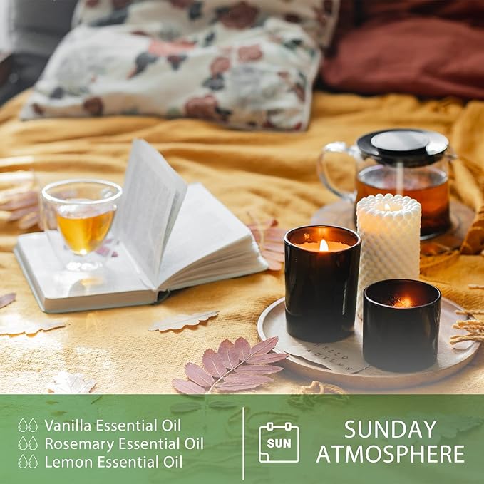 100ML Vanilla Essential Oil, Huge 3.38fl.oz Bottle Vanilla Oil, Pure Aromatherapy Essential Oils for Diffuser, Humidifier, Scented Oils for Soap, Candle Making