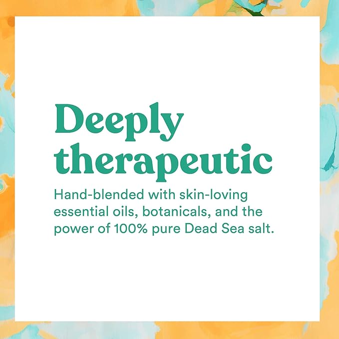 ASUTRA Dead Sea Bath Salts (Detox & Slim Down), 16 oz - Soak in Rich & Vital Healing Minerals - Purify & Energize with Eucalyptus, Sweet Orange, & Lemon Essential Oils