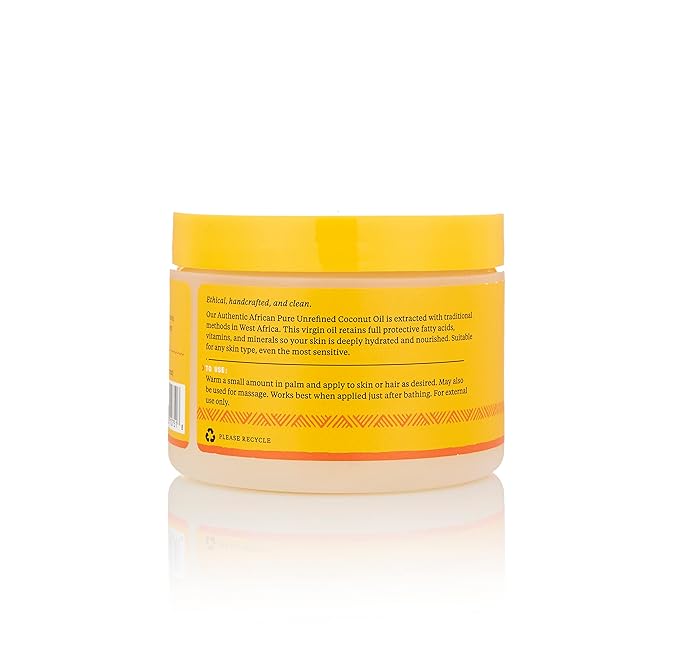 Alaffia Pure Unrefined Coconut Oil 11 OZ