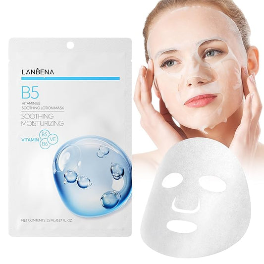 LENBENA Vitamin A Snail Mucin Serum, Self Care, Face Masks for Dry, Sensitive Skin, Not Tested on Animals (B5)