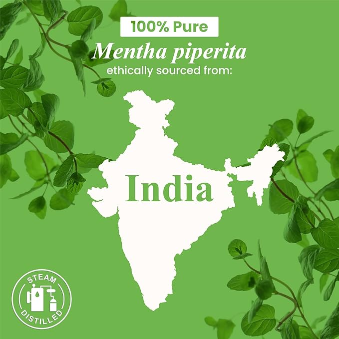 Handcraft Blends Peppermint Essential Oil - 0.33 Fl Oz - 100% Pure and Natural - Premium Grade Essential Oil for Diffuser and Aromatherapy