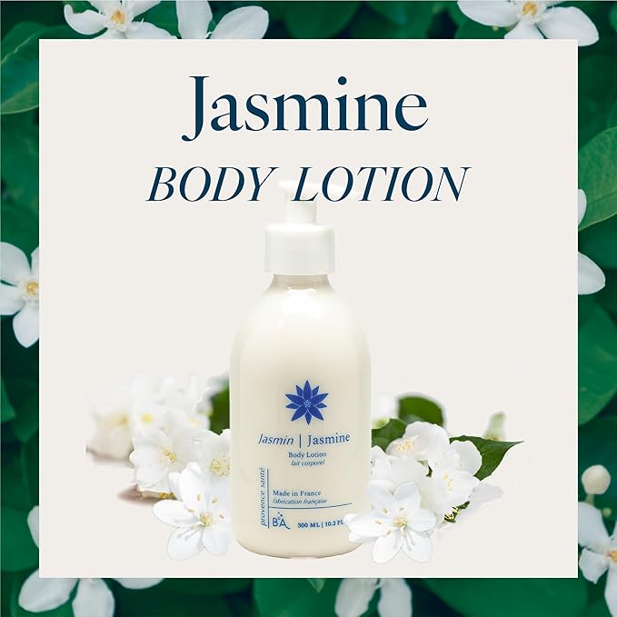 Provence Sante Body Lotion - Ultra Hydrating Moisturizer - Anti-Aging Cream for Dry Skin - Jasmine Scent - Made in France - 10.2 Oz