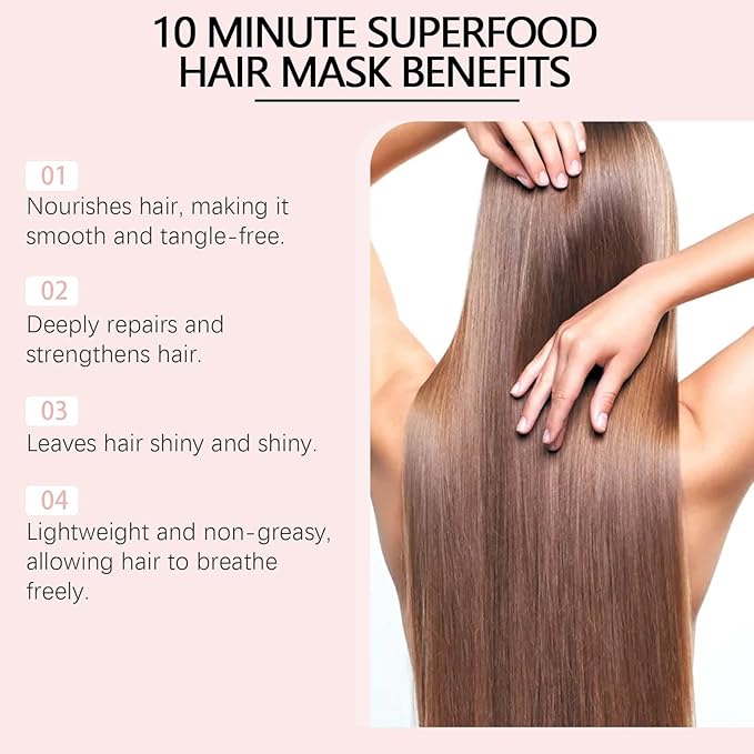 Hair Mask Hair Treatment for Dry Damaged Hair,Deep Repair Damage Hair Root Hair Treatment Mask,Natural Deep Conditioner Hydrating Hair Masks
