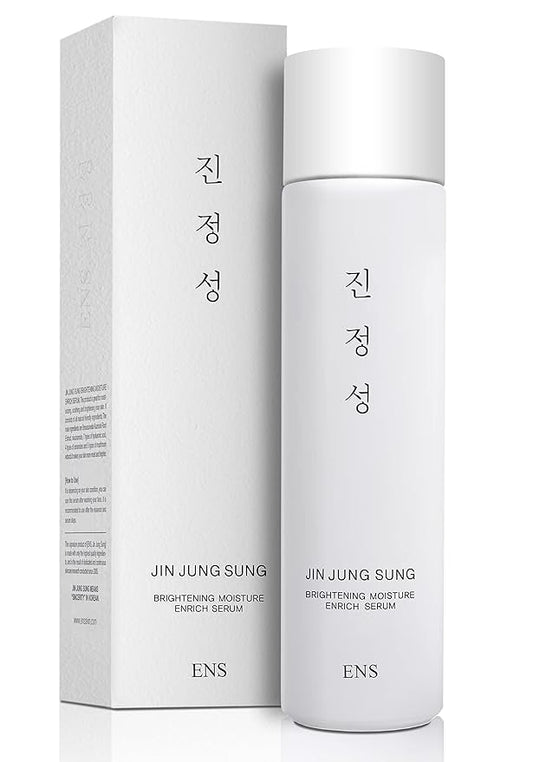 JIN JUNG SUNG Non-sticky Enrich Moisture Niacinamide Serum 5 Oz Even Skin Tone Minimizing Pores Plump Fine Lines 8-Hyaluronic Acids 5 Mushrooms 4 Ceramides Oily Sensitive No Chemicals Korean Skincare