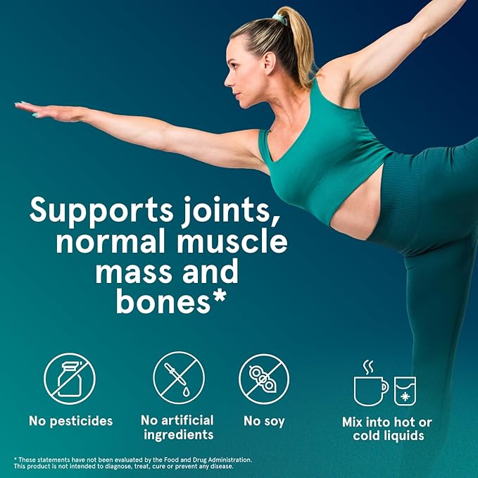 Puori - CP1 Pure Collagen Peptides Powder - Hair, Skin, Nails - Joint, Bones Support - Hydrolyzed Protein, Unflavored, 30 Servings